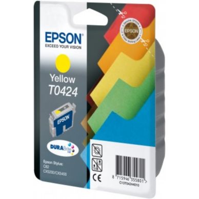 Epson Epson T0424 Inktcartridge geel, 16 ml T0424 Replace: N/A