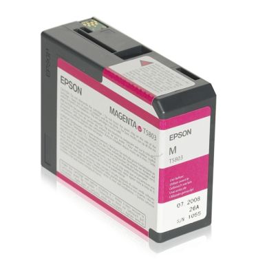 Epson Epson T5803 Inktcartridge magenta, 80 ml T5803 Replace: N/A