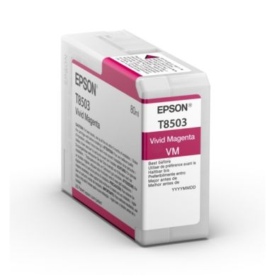 Epson Epson T8503 Inktcartridge magenta, 80 ml T8503 Replace: N/A