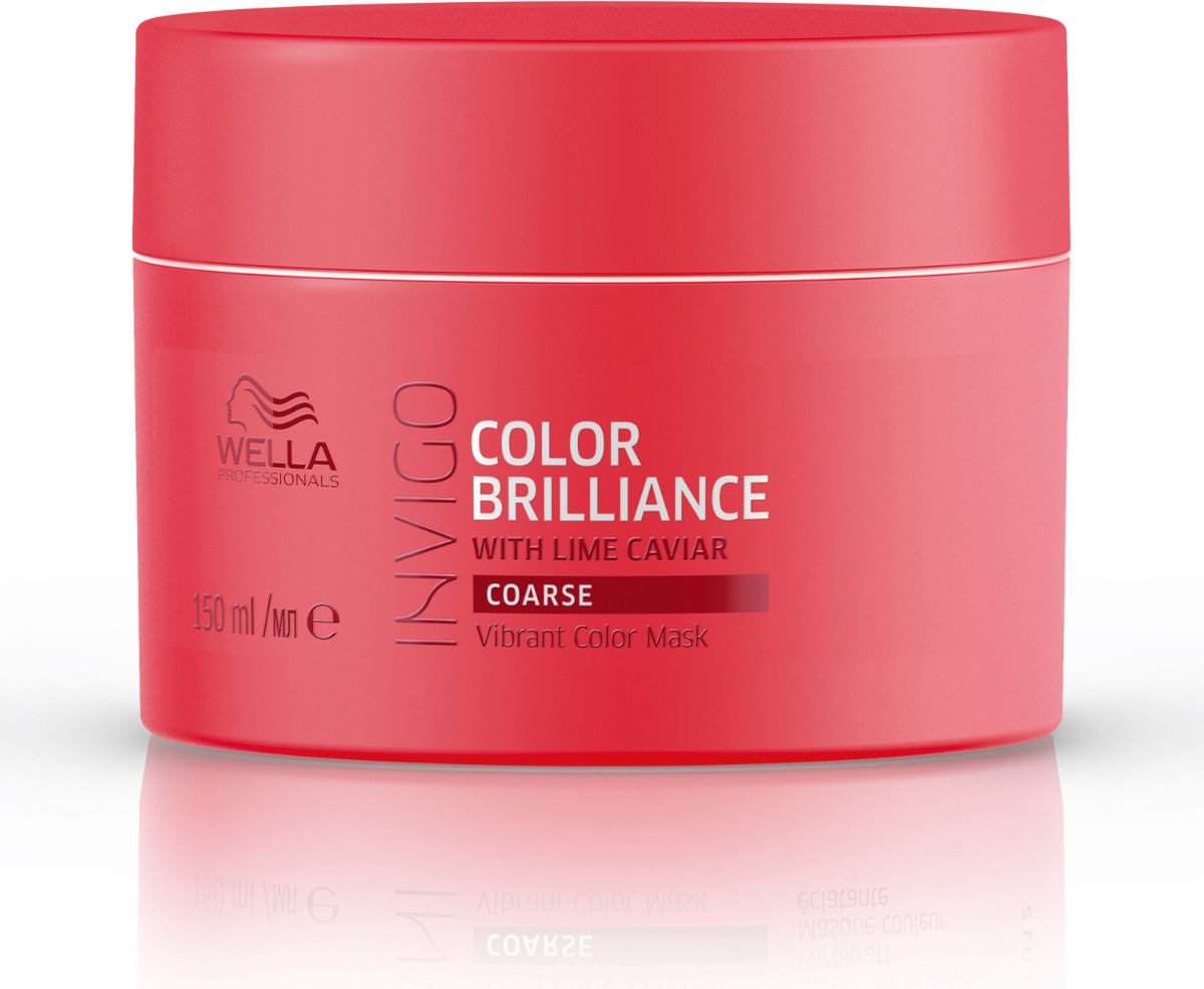 Wella Professionals - Mascarilla Invigo Color Brilliance Cabello Grueso 150 Ml