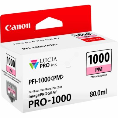 Canon Canon PFI-1000 PM Inktcartridge licht magenta, 80 ml PFI-1000PM Replace: N/A