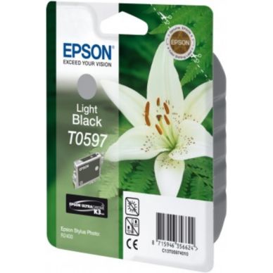 Epson Epson T0597 Inktcartridge grijs T0597 Replace: N/A