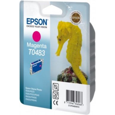 Epson Epson T0483 Inktcartridge magenta, 13 ml T0483 Replace: N/A