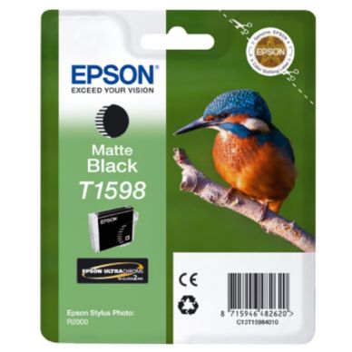 Epson Epson T1598 Inktcartridge matzwart, 17 ml T1598 Replace: N/A