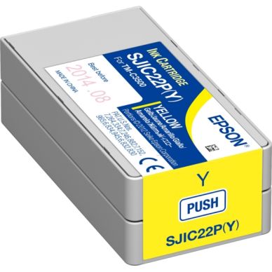 Epson Epson SJI-C-22-P-(Y) Inktcartridge geel, 32,5 ml S020604 Replace: N/A