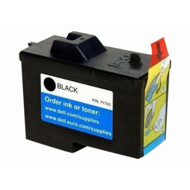 Dell Dell 7Y743 Inktcartridge zwart 7Y743 Replace: N/A