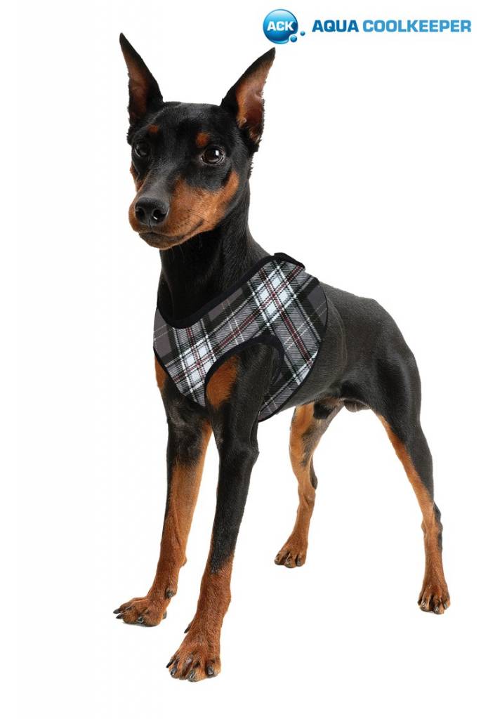 Aqua Coolkeeper Cooling Comfy Harnass Scottish Grey - Grijs