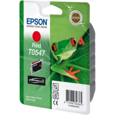 Epson Epson T0547 Inktcartridge rood, 13 ml T0547 Replace: N/A