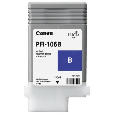 Canon Canon PFI-106 B Inktcartridge blauw, 130 ml PFI-106B Replace: N/A