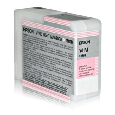 Epson Epson T580B Inktcartridge licht magenta, 80 ml T580B Replace: N/A