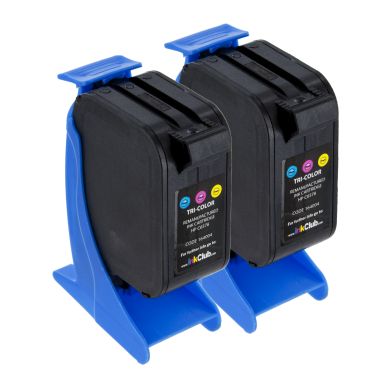 inkClub Inktcartridge 3-kleur 1200 pagina's, dubbelpak MHA090-2 Replace: C6578A