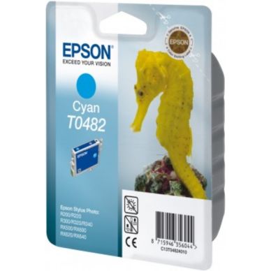 Epson Epson T0482 Inktcartridge cyaan, 13 ml T0482 Replace: N/A
