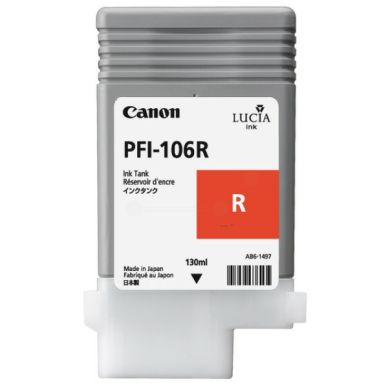 Canon Canon PFI-106 R Inktcartridge rood, 130 ml PFI-106R Replace: N/A