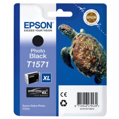 Epson Epson T1571 Inktcartridge fotozwart, 25,9 ml T1571 Replace: N/A