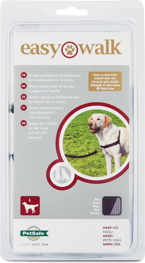 Petsafe Anti-Trek hondentuig Easy Walk ® - Zwart