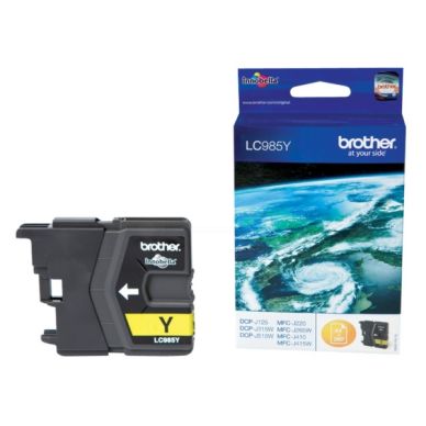 Brother Brother LC985Y Inktcartridge geel, 260 pagina's LC985Y Replace: N/A