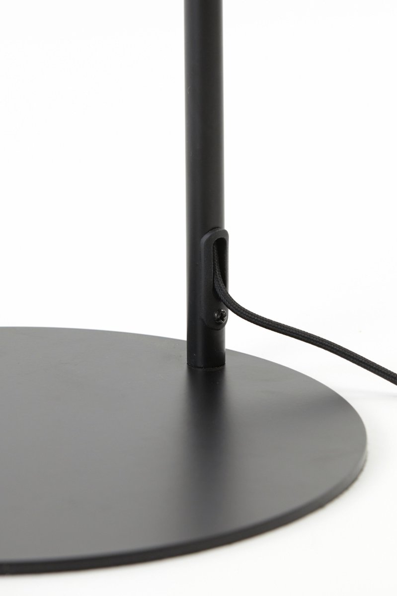 Light & Living Vloerlamp Rakel Transparant - Zwart