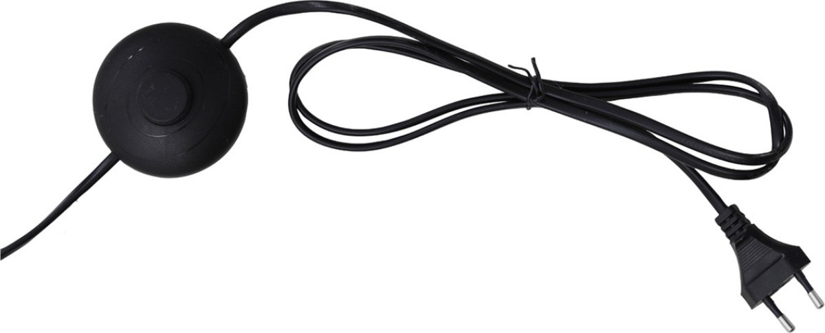 Light & Living Vloerlamp Rakel Transparant - Zwart