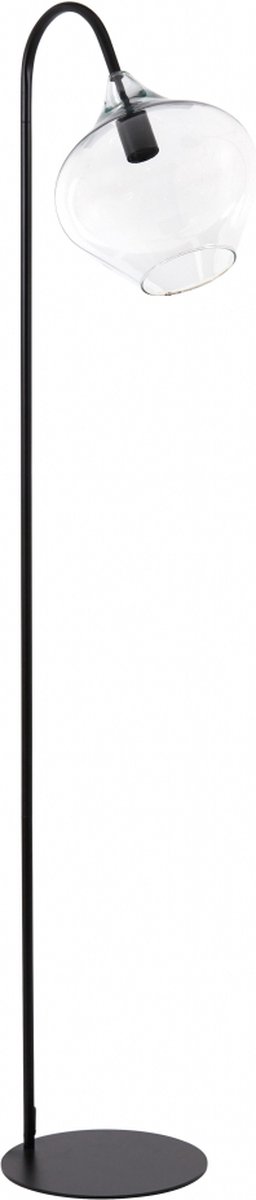 Light & Living Vloerlamp Rakel Transparant - Zwart