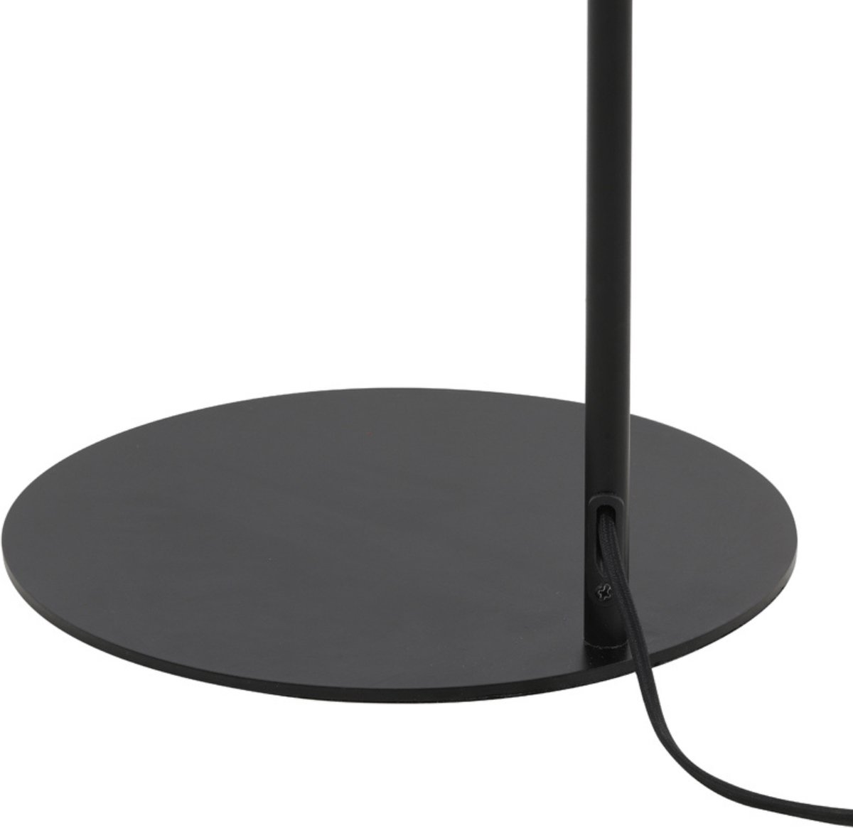 Light & Living Vloerlamp Rakel Transparant - Zwart