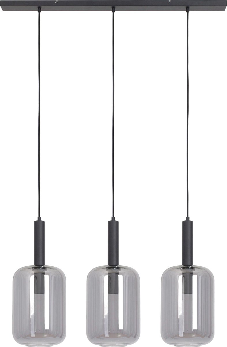 Light & Living Hanglamp Lekar - Zwart