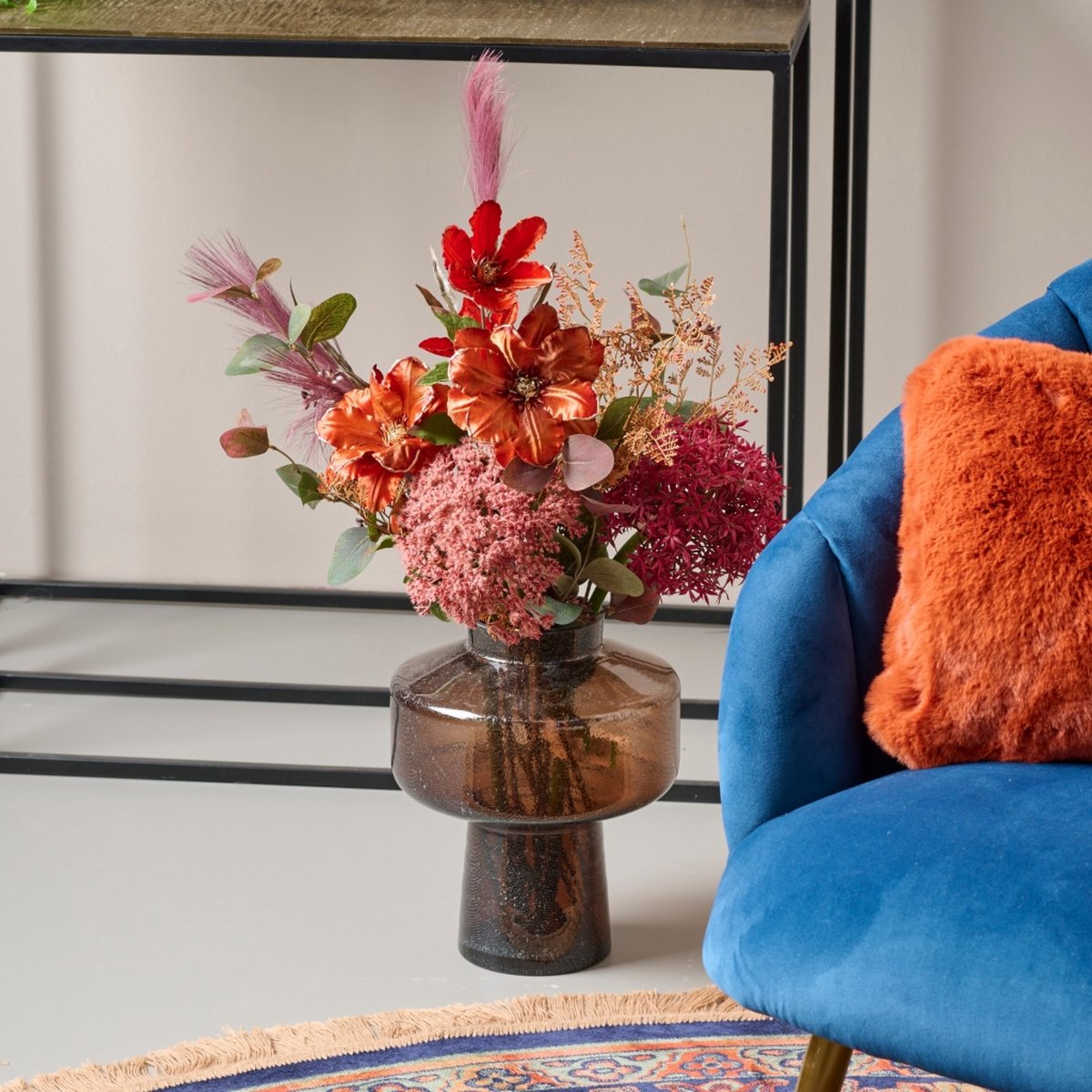 Light & Living Vaas Trasmon - Bruin