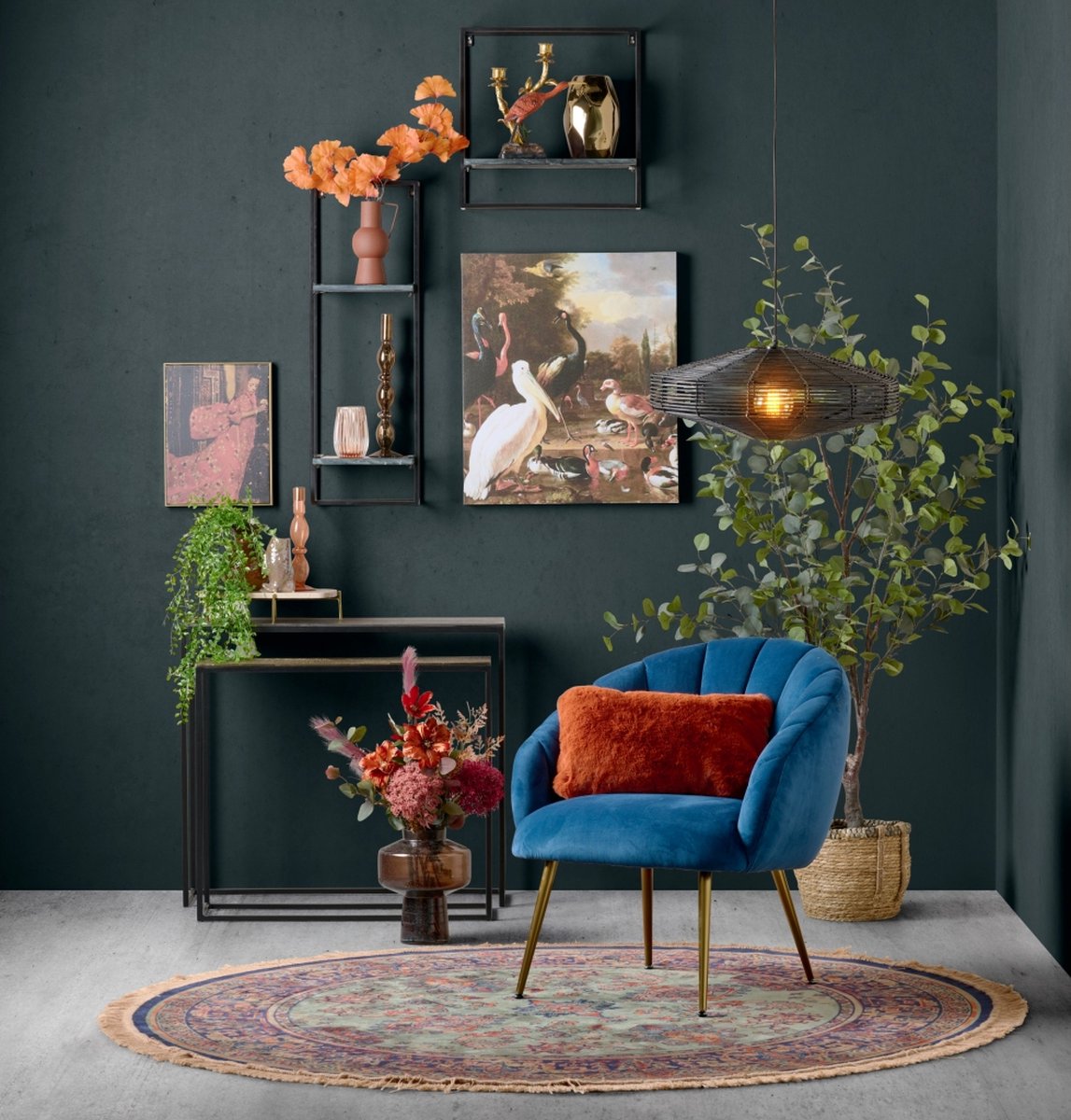 Light & Living Vaas Trasmon - Bruin