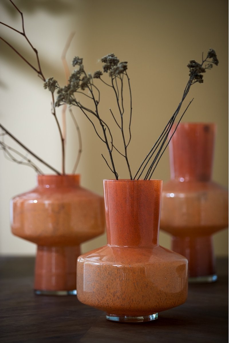 Light & Living Vaas Trasmos - Oranje