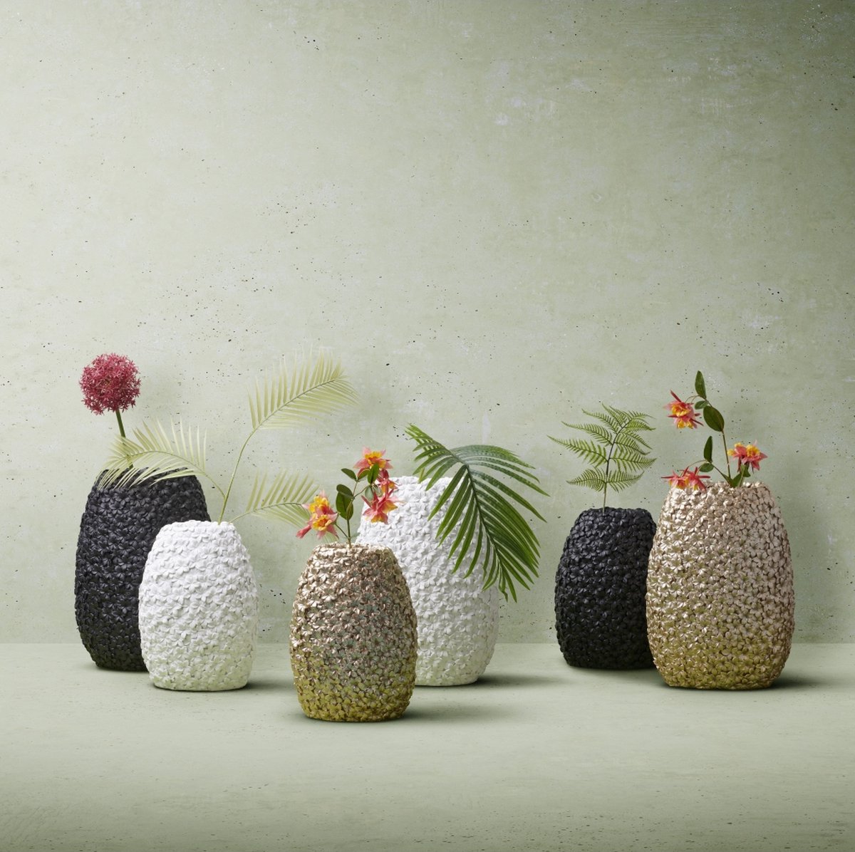 Light & Living Vaas Aloha S - Zwart