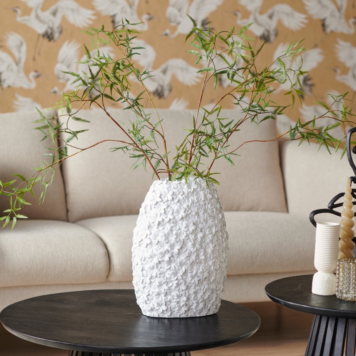 Light & Living Vaas Aloha S Wit