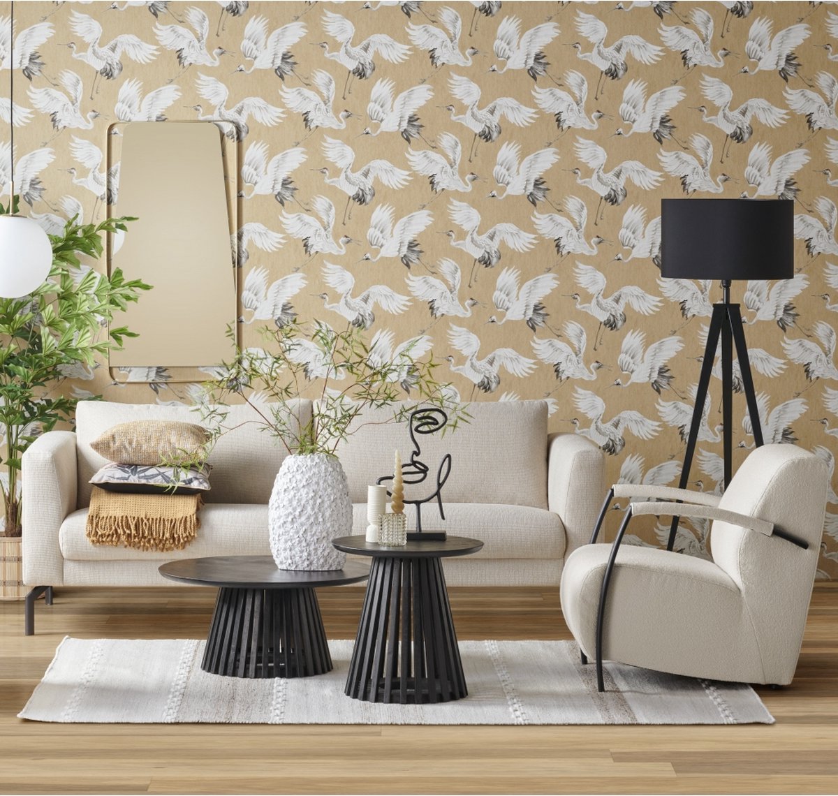 Light & Living Vaas Aloha S Wit