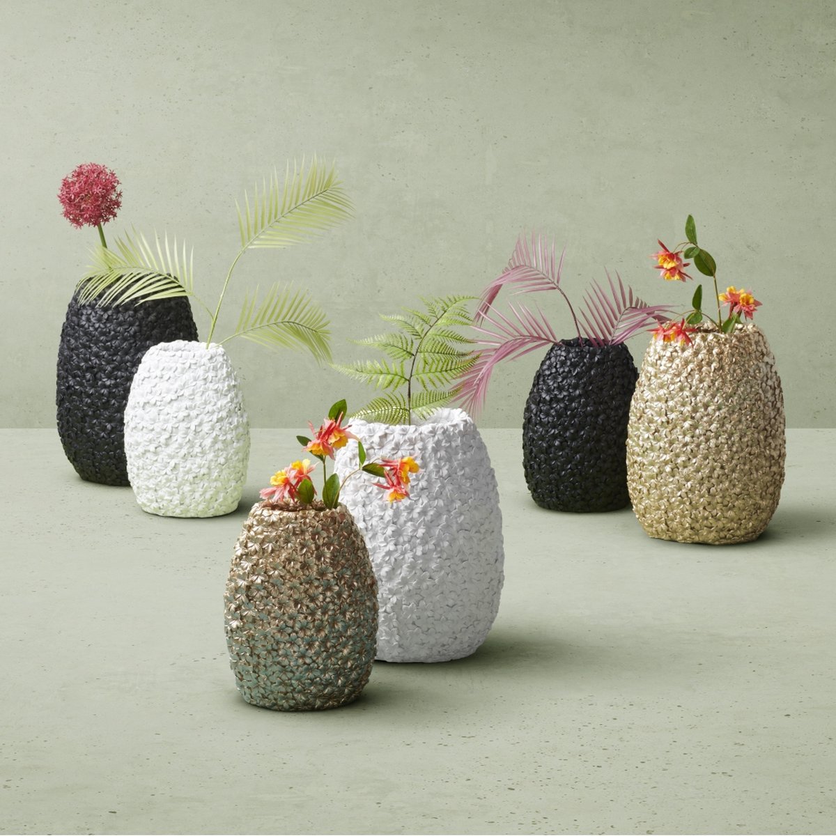 Light & Living Vaas Aloha S Wit