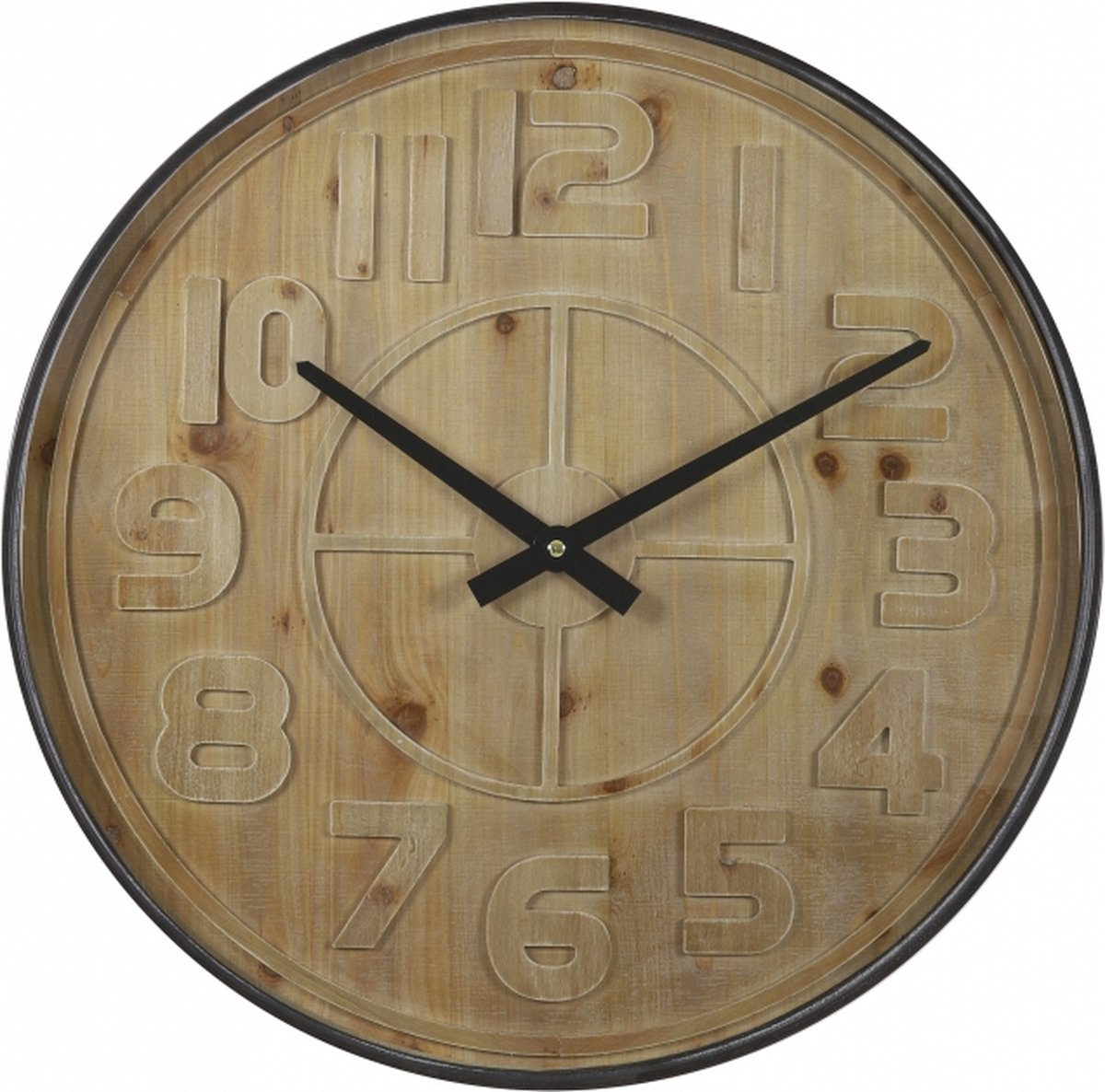 Light & Living Klok Logan - Bruin