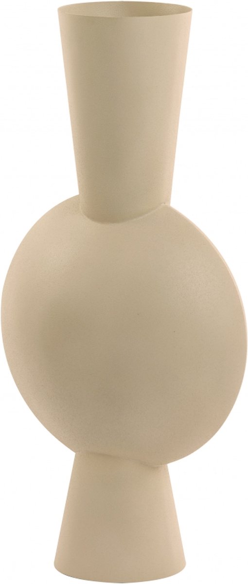 Light & Living Vaas Kavandu Wit - Grijs