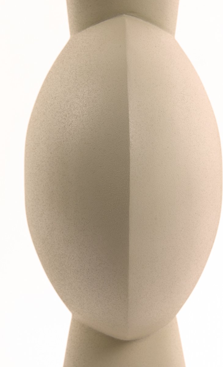 Light & Living Vaas Kavandu Wit - Grijs