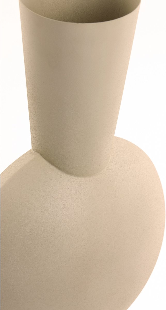 Light & Living Vaas Kavandu Wit - Grijs