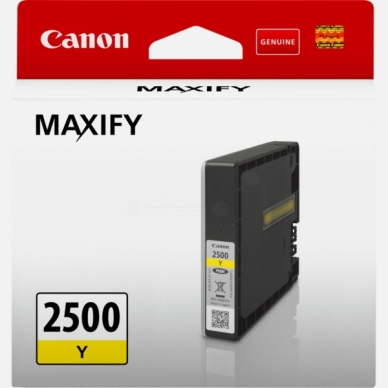 Canon Canon PGI-2500Y Inktcartridge geel 700 pagina's PGI-2500Y Replace: N/A