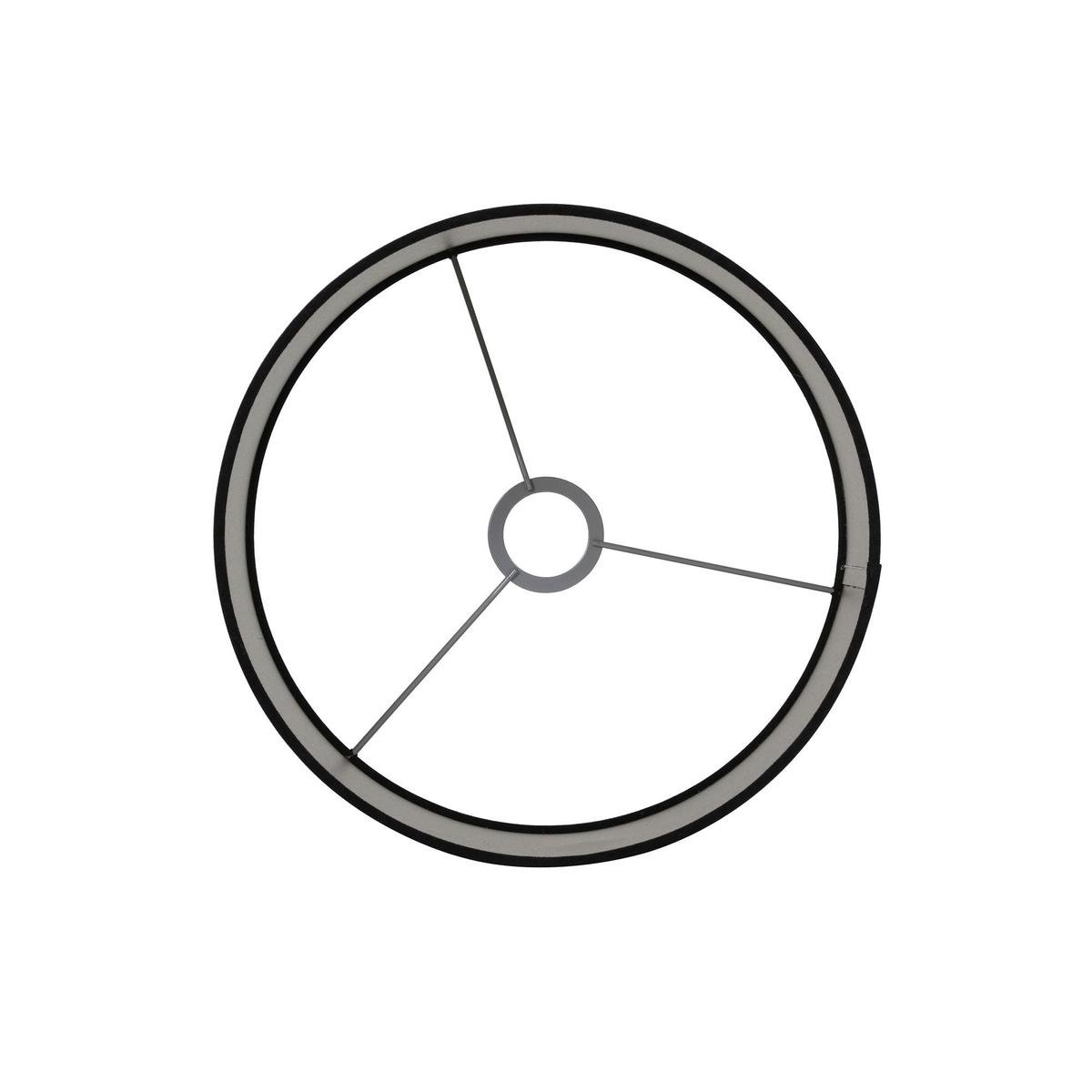 Light & Living Lampenkap Velours - Zwart