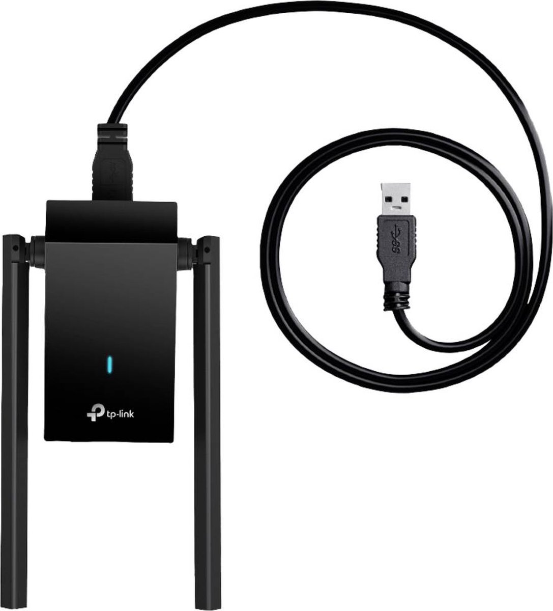 Tp-link Archer Tx20u Plus Ax1800 Dual Antennas High Gain Wireless Usb Adapter - Zwart