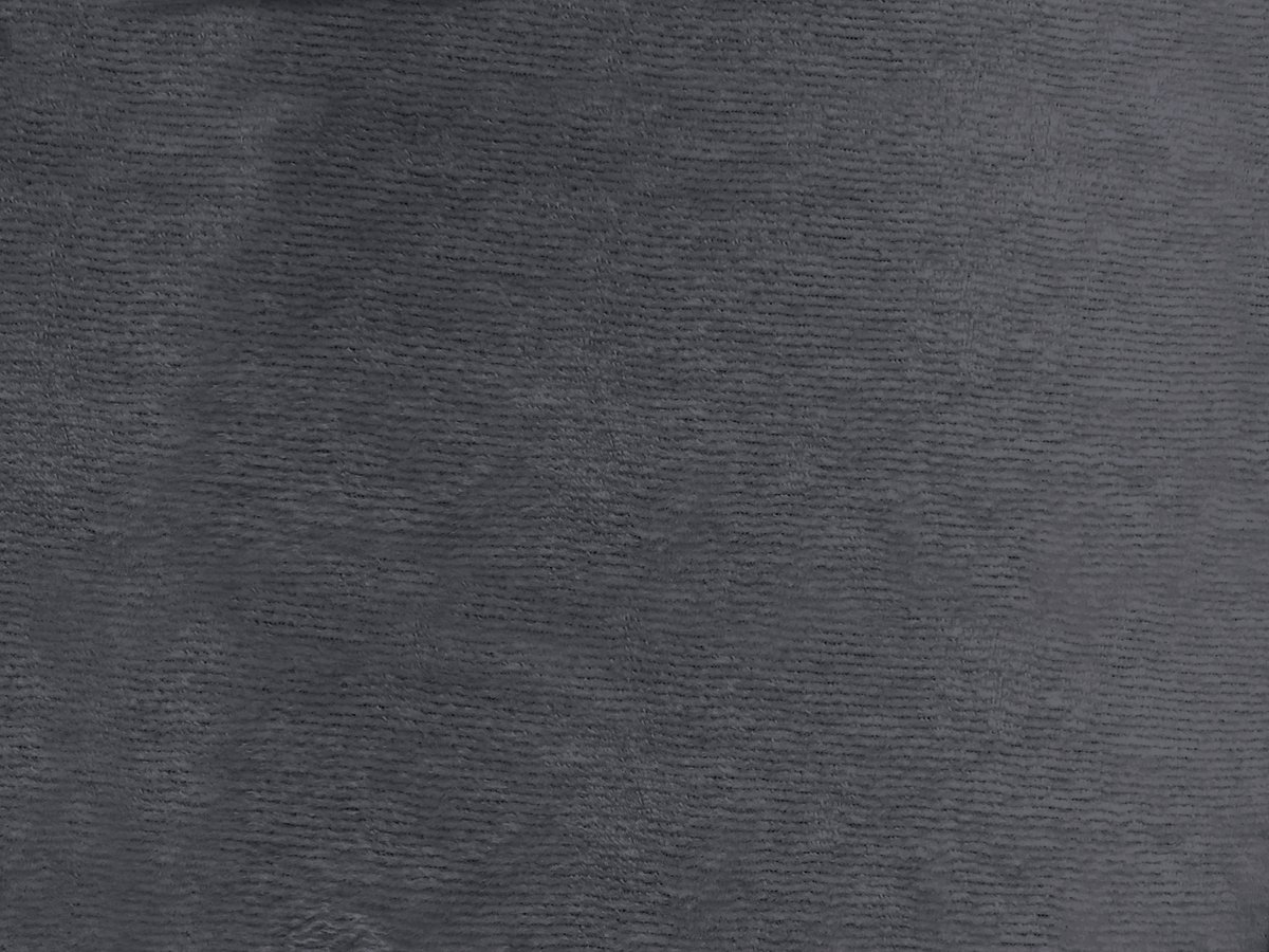 Linnick Badstof Velours Hoeslaken - Anthracite - 1 Persoons - 90x220-100x200cm - Grijs