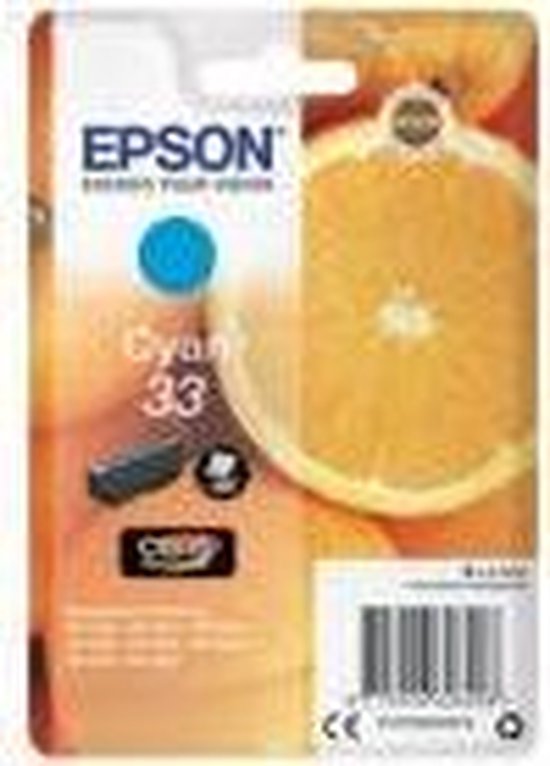 Epson Oranges Singlepack Cyan 33 Claria Premium Ink