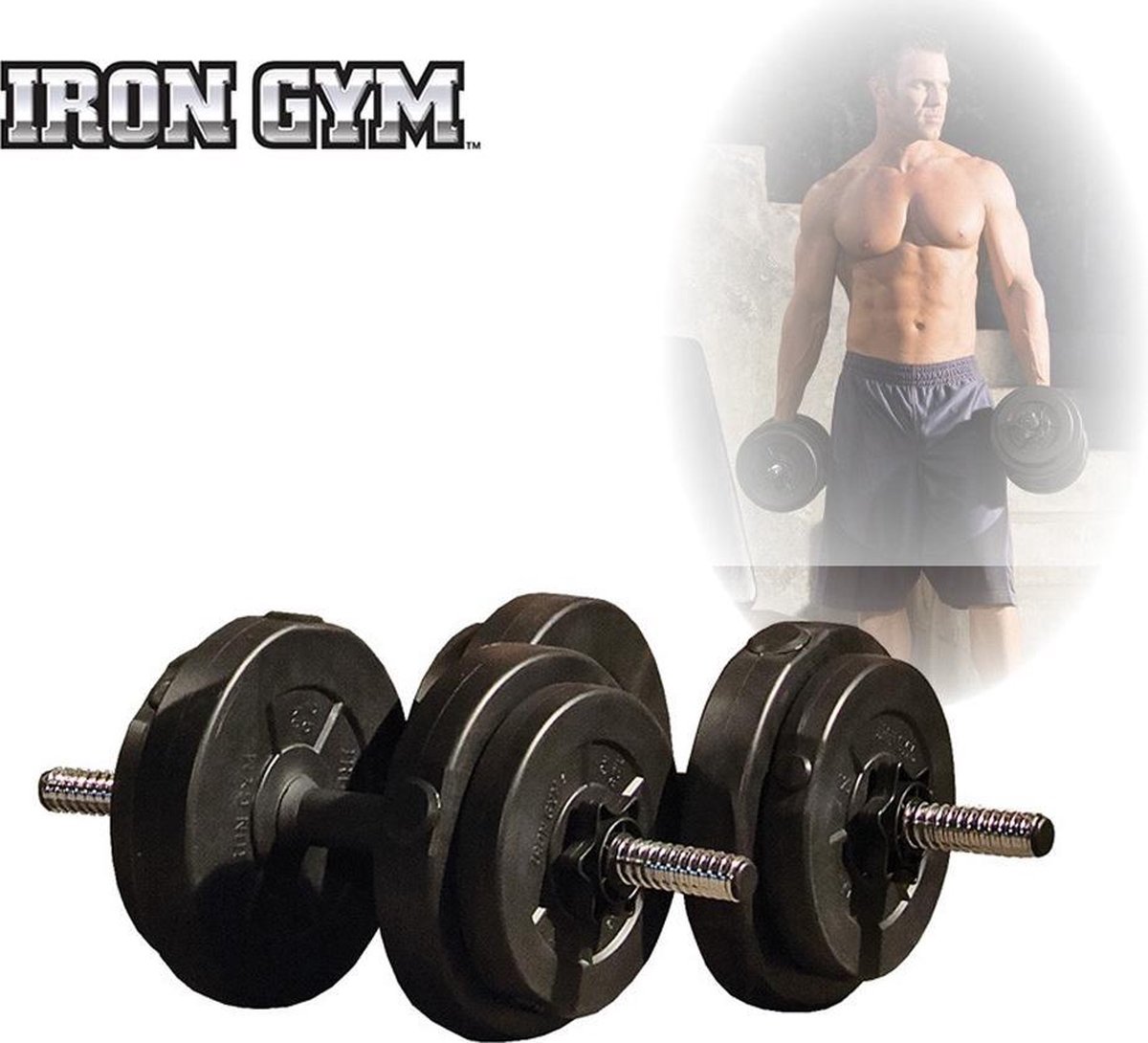 Iron Gym Aanpasbare Halter Set Set 15 Kg Irg031