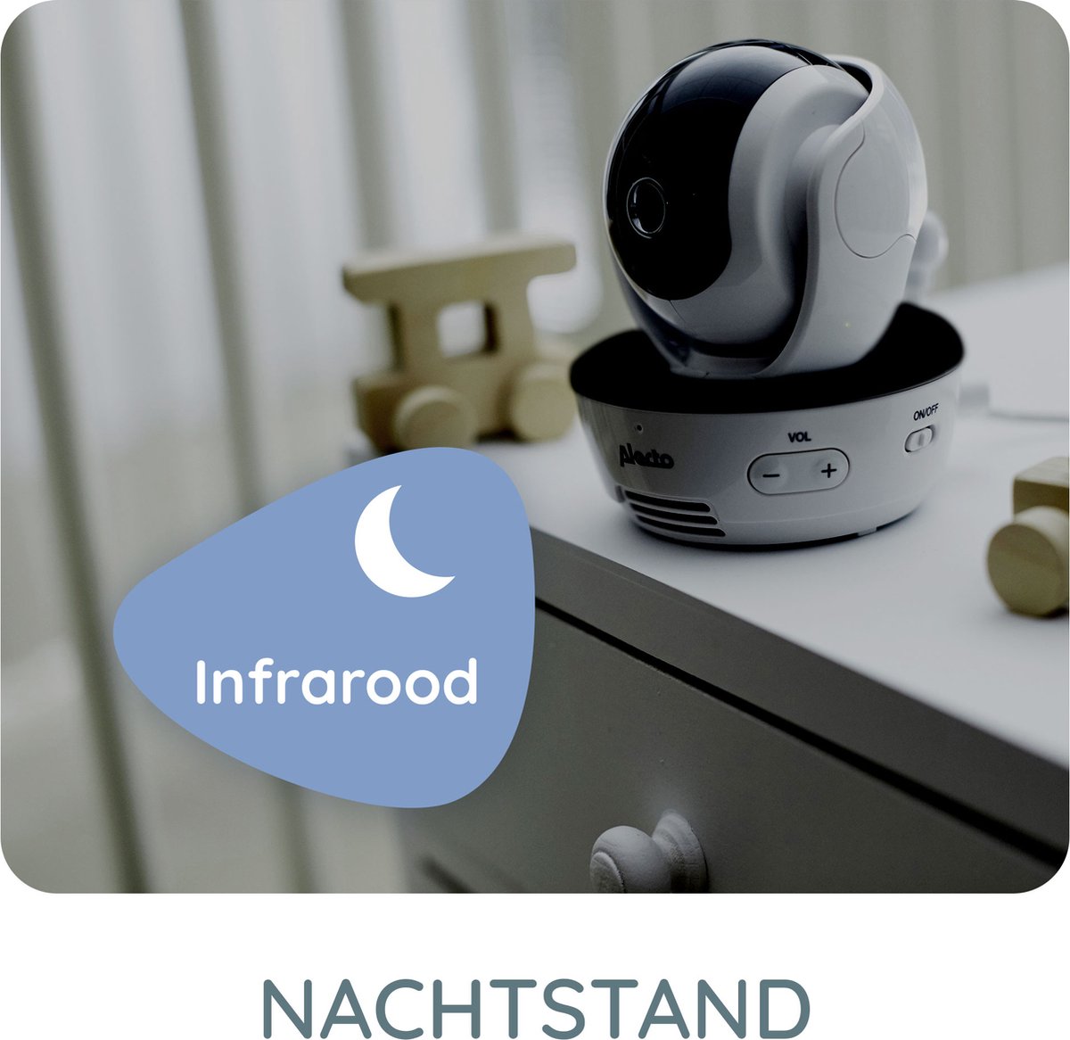 Alecto Babyfoon Met Camera En 5"" Kleurenscherm Dvm200xl Wit-antraciet