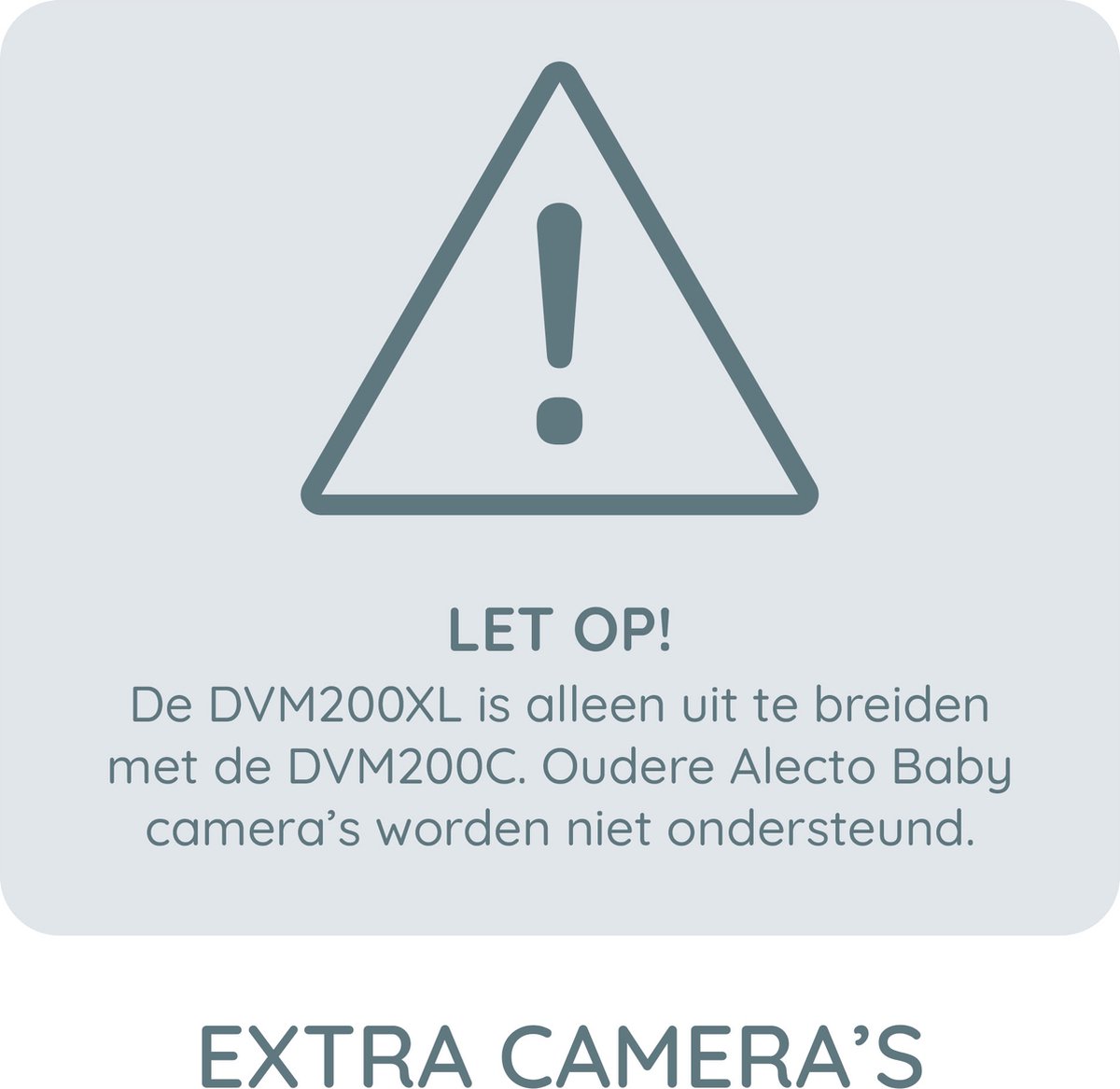 Alecto Babyfoon Met Camera En 5"" Kleurenscherm Dvm200xl Wit-antraciet