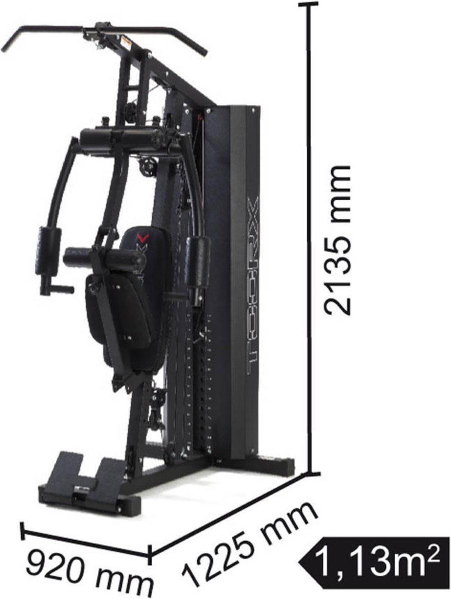 Toorx Fitness Home Gym - Msx-70 - Zwart