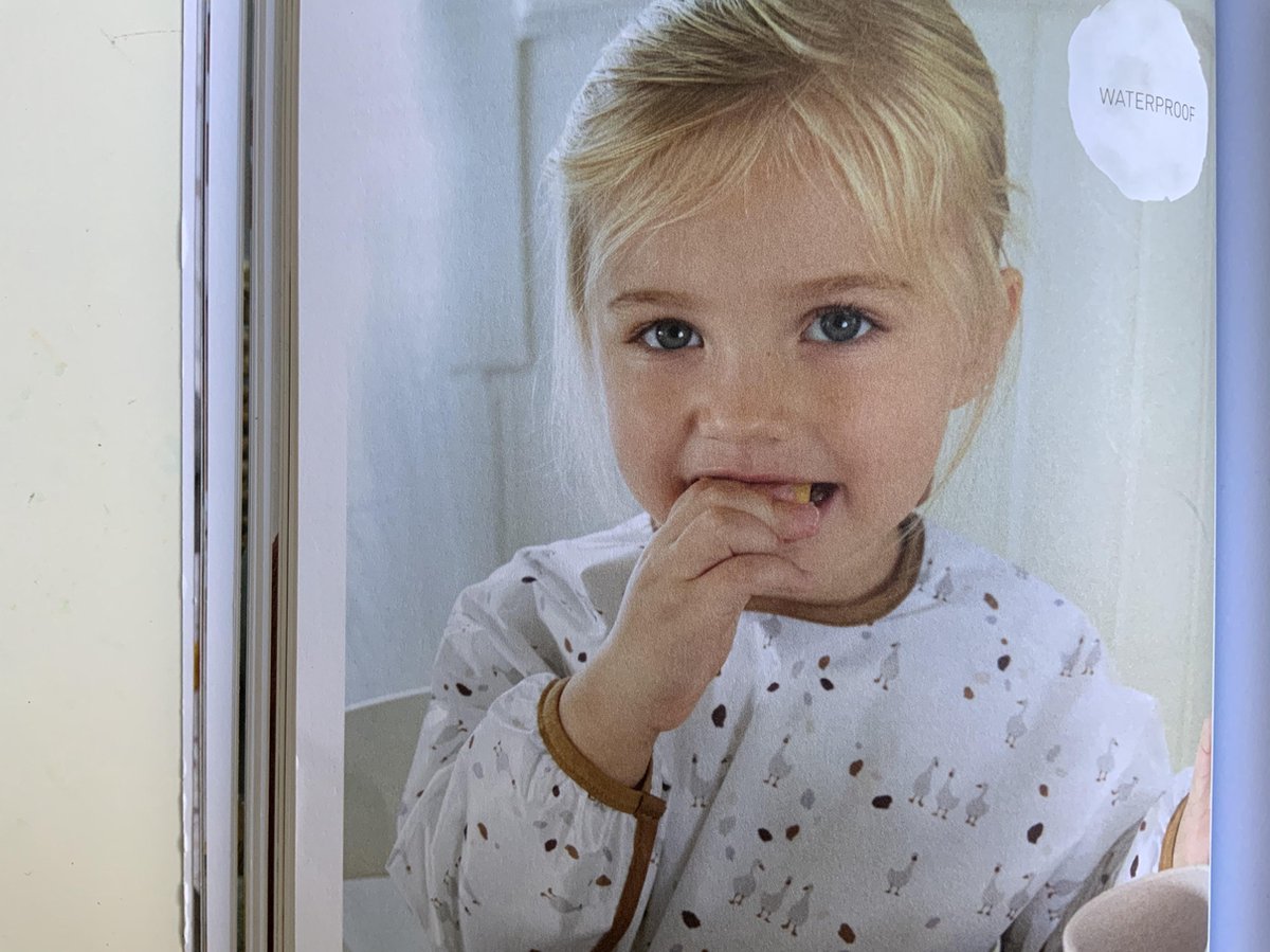 Lässig Slabbetje Met Lange Mouwen Tiny Farmer Goose - 2 Stuks - Oranje