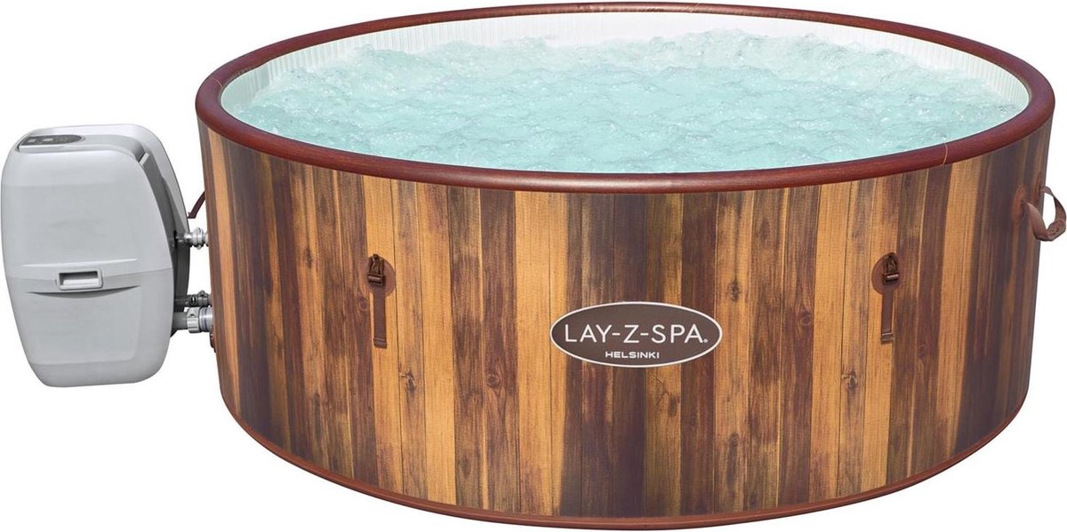 Bestway Lay-z-spa Helsinki - Max 7 Pers - 180 Airjets - Jacuzzi - Bubbelbad - Whirlpool - Copy - Copy - Bruin