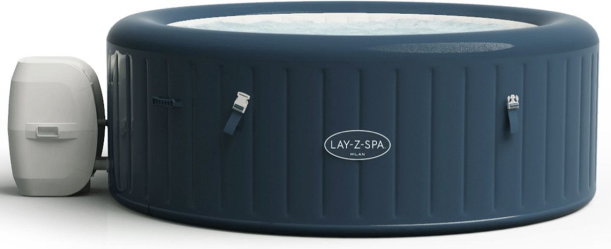 Bestway Lay-z-spa Milan Plus - Max 6 Pers - 140 Airjets - Jacuzzi - Bubbelbad- Whirlpool - Copy