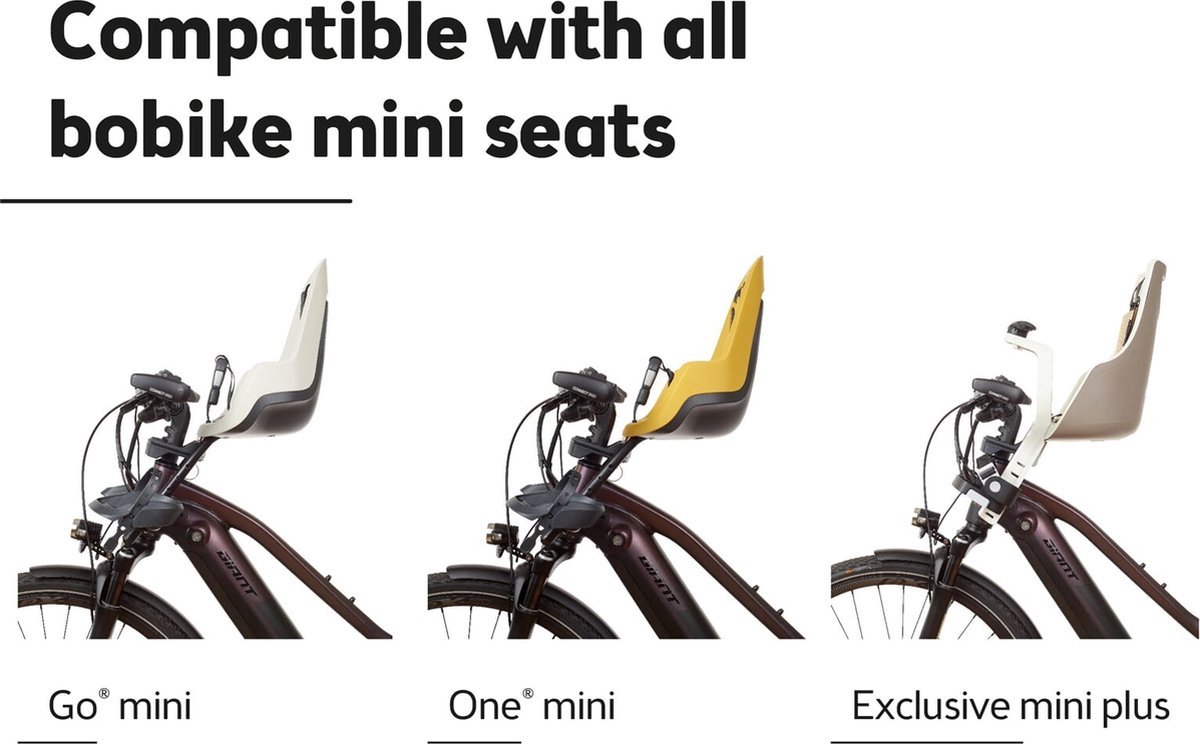 Bobike A-head Adapter Plus Voor Alle Mini Voorzitjes - Zwart