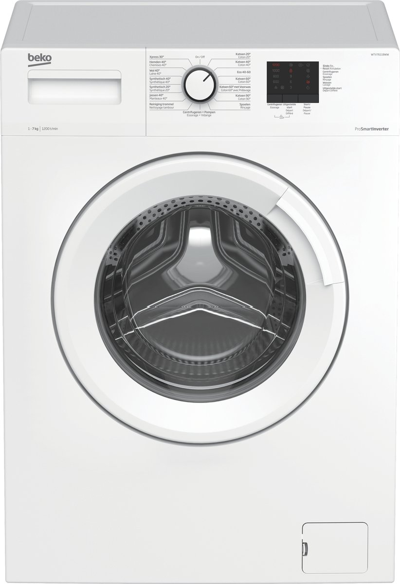 Beko Wtv7611bww Wasmachine 7 Kg